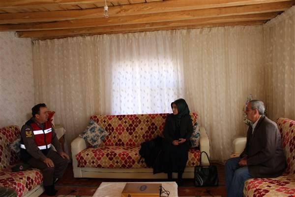 Kaymakam Özbek’ten Şehit Ailelerine Ziyaret