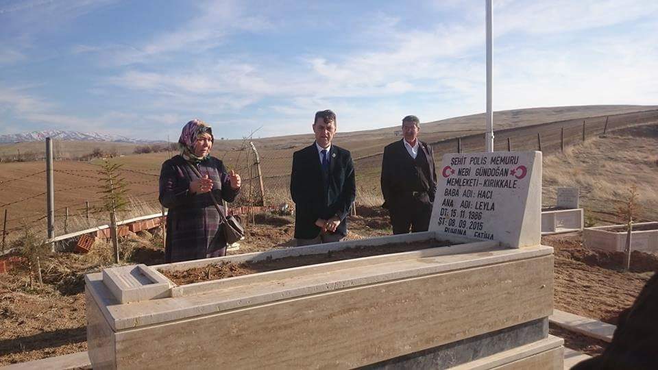 Şehit Polis Gündoğan Mezarı Başında Anıldı