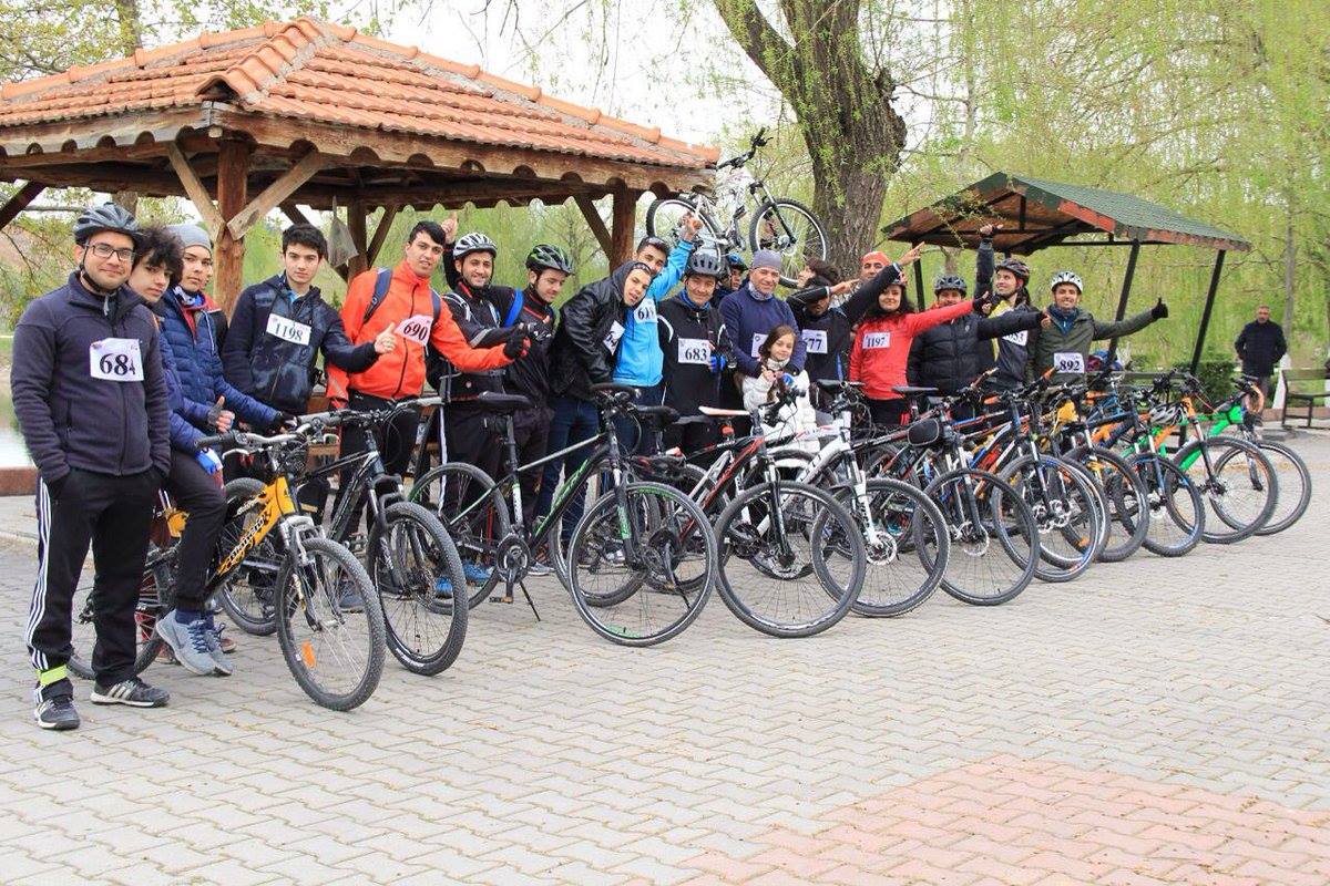 Kırıkkale’de Bisikletli Oryantiring Yarışı