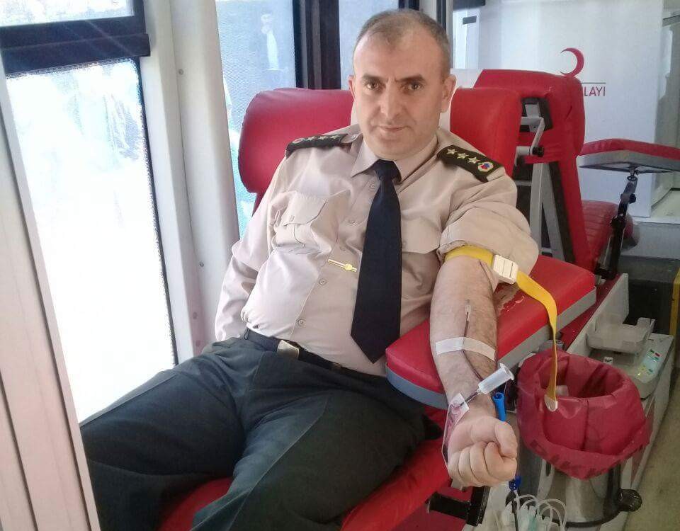 Jandarma’dan Kan Bağışı