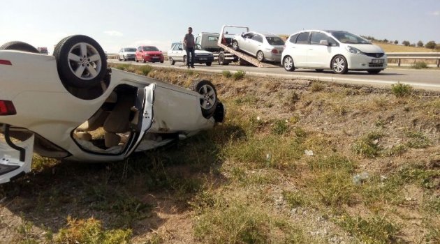 Kırıkkale’de Zincirleme Trafik Kazası 3 Yaralı