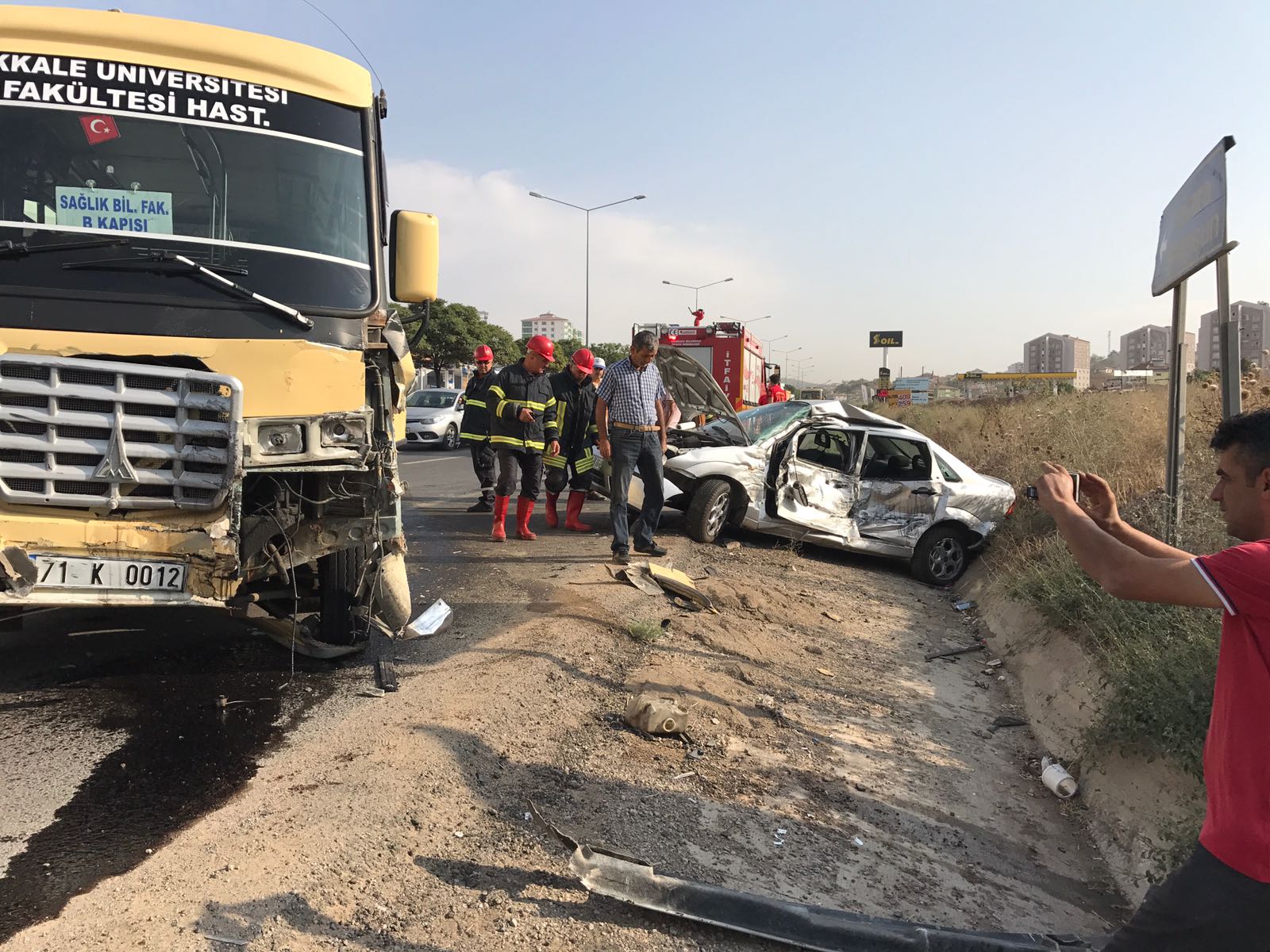Kırıkkale’de Trafik Kazası 1 Kişi Ağır Yaralı