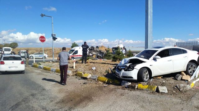Kırıkkale’de Trafik Kazası 4 Yaralı