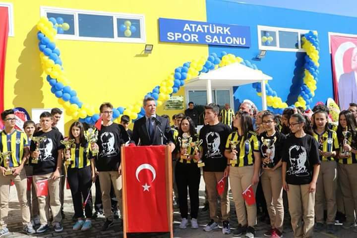 Saran Atatürk Spor Salonunu Açtı