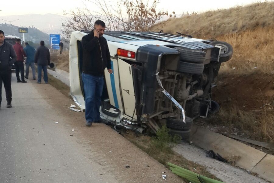 Kırıkkale’de Trafik Kazası 1 Yaralı