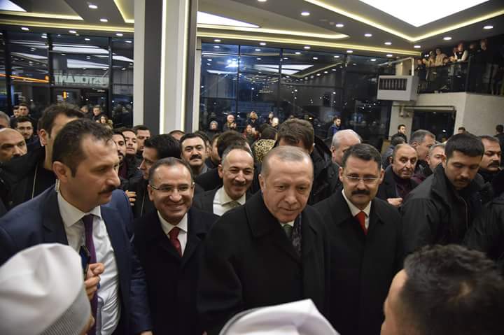 Cumhurbaşkanı Erdoğan Kırıkkale’de Yemek Yedi