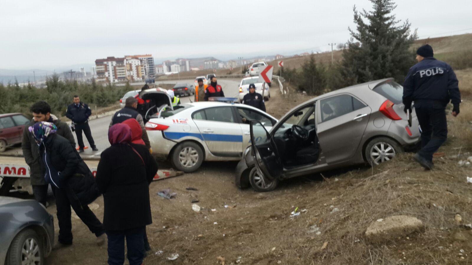 Kırıkkale’de Trafik Kazası 2 Yaralı