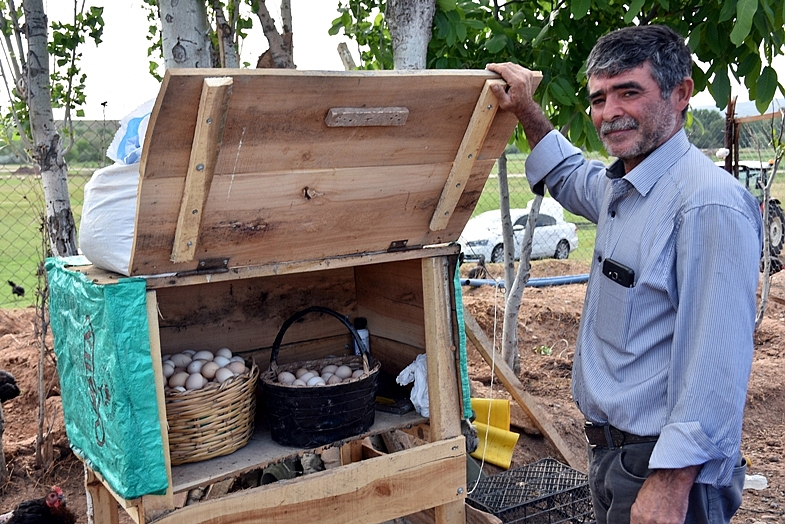 Kırıkkale’de Oğlu Üzülmesin Yumurta Yesin Diye Çiftlik Kurdu