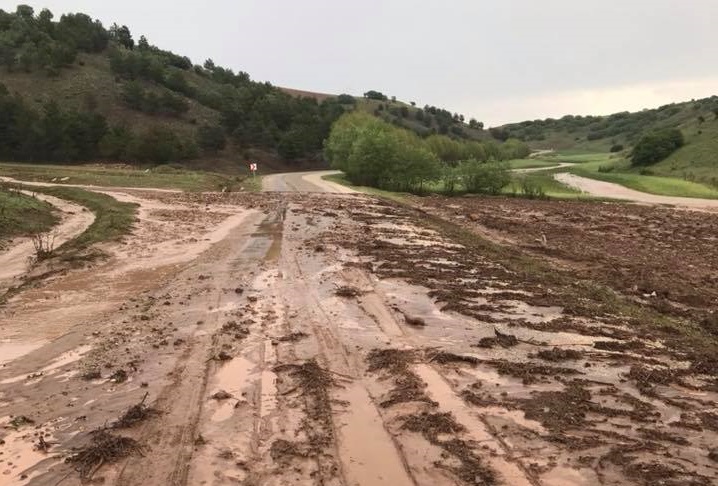 Sulakyurt Deredüzü Köyünü Sel Vurdu