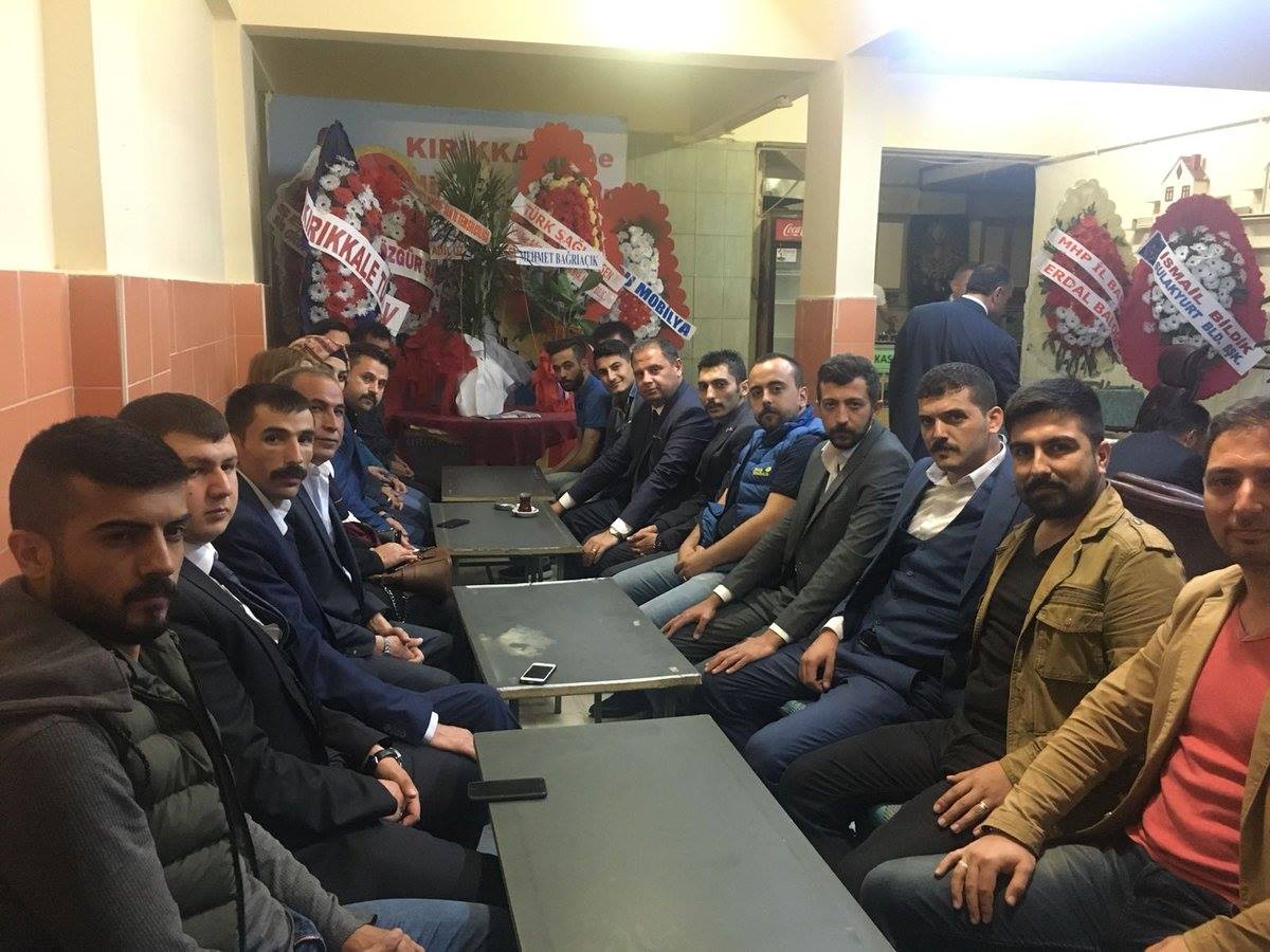 Ülkü Ocaklarından MHP Seçim Bürosuna Ziyaret