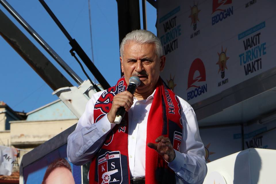 Başbakan Yıldırım, Kırıkkale’de Halka Hitap Etti