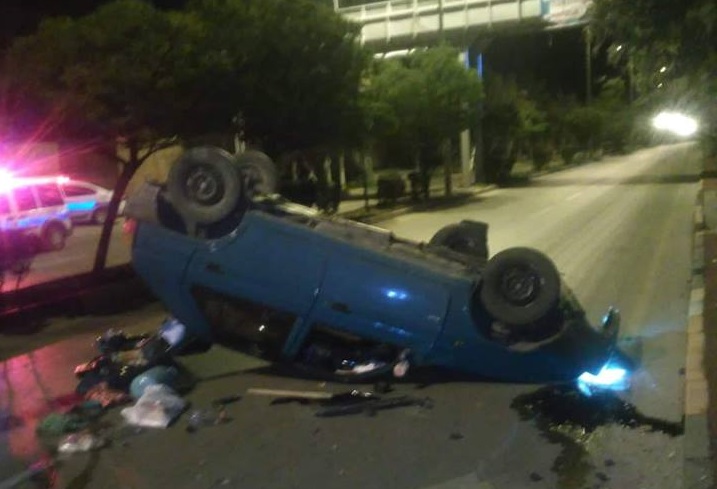 Kırıkkale’de Araç Takla Attı 1 Yaralı