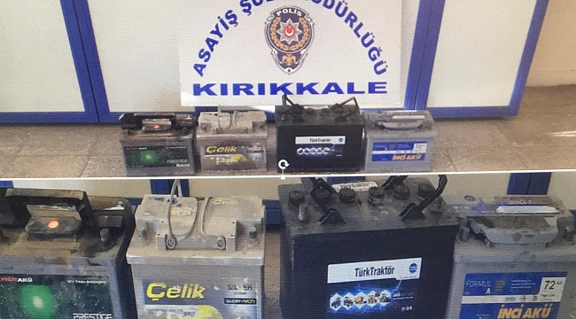 Kırıkkale’de Akü Hırsızlığı 6 Tutuklama