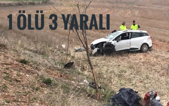 Kırıkkale’de Trafik Kazası 1 Kişi Öldü 3 Kişi Yaralandı
