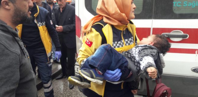 Kırıkkale’de Trafik Kazası 1 Çocuk Yaralı