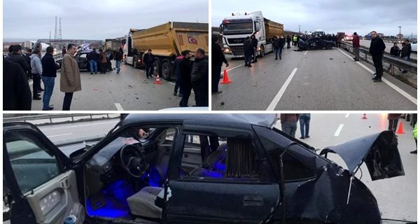 Kırıkkale’de Trafik Kazası 1 Ölü 1 Yaralı