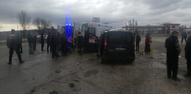 Kırıkkale’de Trafik Kazası 9 Yaralı