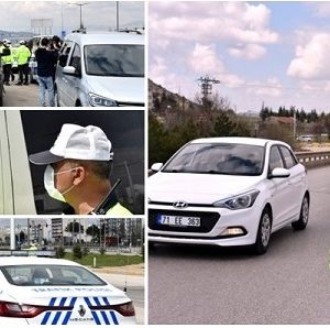 Kırıkkale’de Sürücü ve Yolculara Corana Virüs Cezası