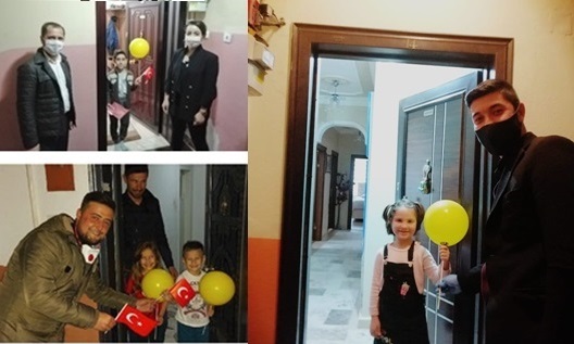 İyi Parti’den Çocuklara Balon, Türk Bayrağı ve Hikaye Kitabı