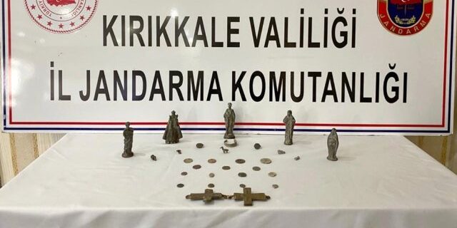 Kırıkkale Jandarma’dan Tarihi Eser Kaçakçılarına Operasyon