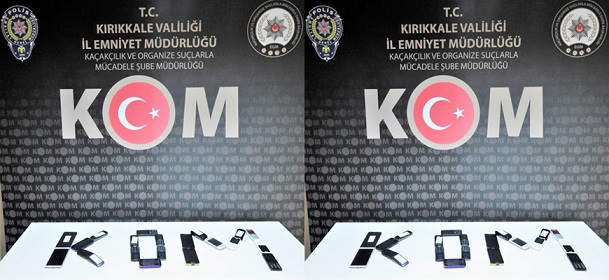 Kırıkkale’de Kaçak 20 Cep Telefonu Ele Geçirildi
