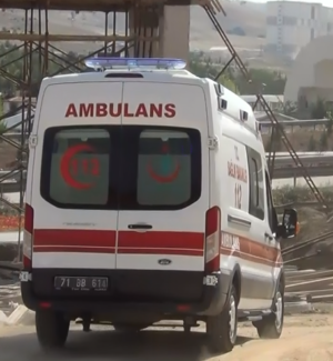 Kırıkkale’de İskele Çöktü 2 İşçi Yaralandı