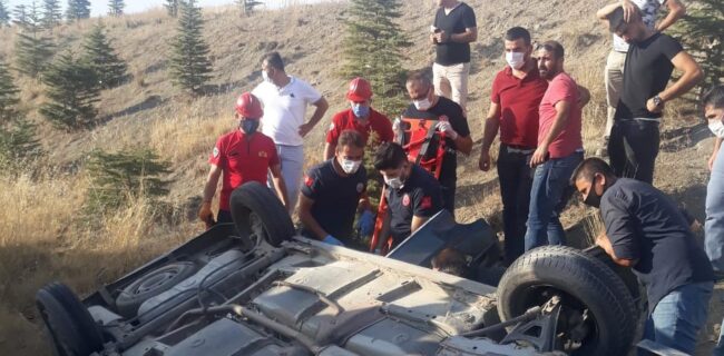 Kırıkkale’de Trafik Kazası 1 Kişi Yaralandı