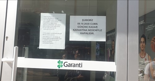 Kırıkkale Garanti Bankası Şubesi Kapatıldı