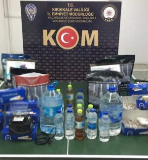 Kırıkkale’de Sahte Alkol Operasyonu