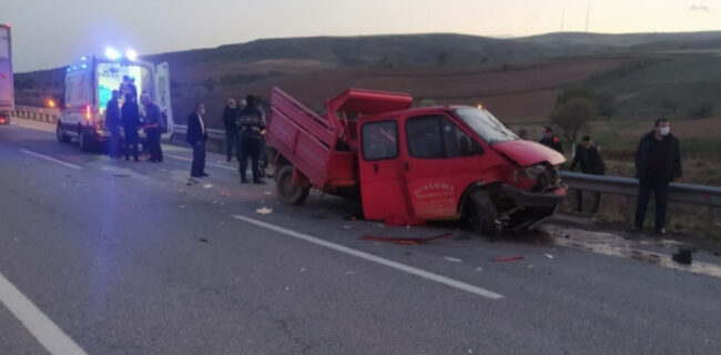 Kırıkkale’de Trafik Kazası 1 Ölü 4 Yaralı