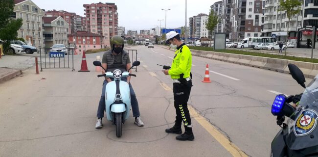 Kırıkkale’de Motosiklet Denetimi Yapıldı
