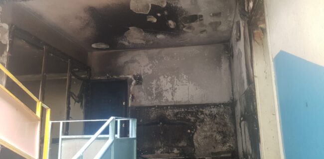Kırıkkale Ülkü Ocakları Binasında Yangın