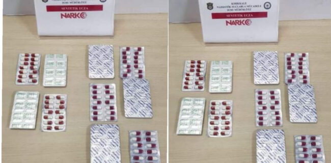 Kırıkkale’de uyuşturucu hap satan 2 şüpheli tutuklandı