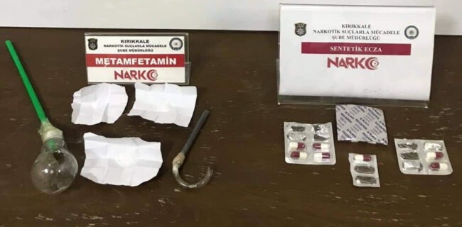 Kırıkkale’de uyuşturucu operasyonu 1 kişi tutuklandı
