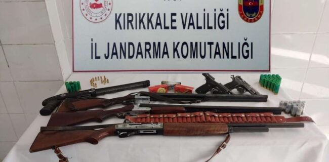 Kırıkkale’de Jandarmadan Silah Kaçakçılarına Darbe