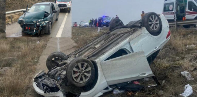 Kırıkkale’de trafik kazası 4 yaralı