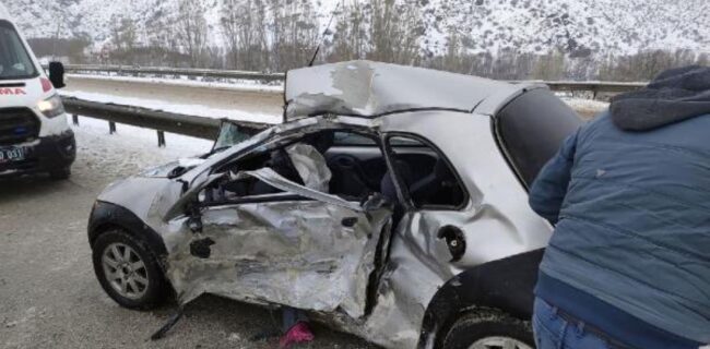 Kırıkkale’de korkunç kazada sürücü öldü, kızı yaralandı