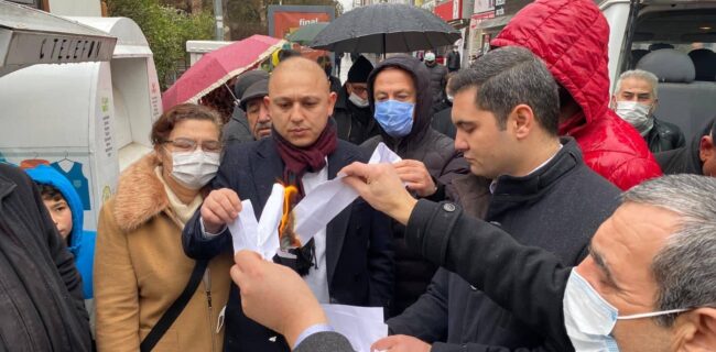 Kırıkkale CHP Örgütü Faturaları Yaktı