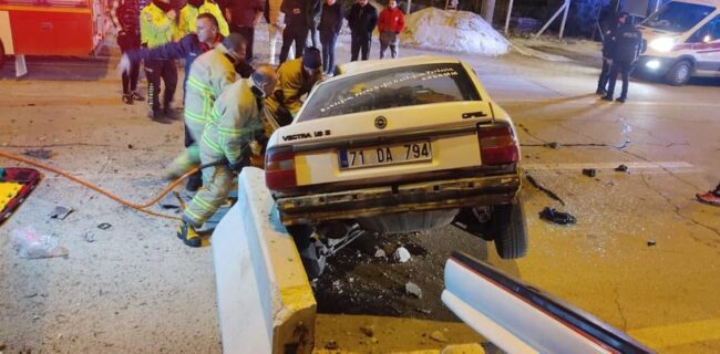 Kırıkkale’de Feci Kazada Yaralanan Sürücü Hayatını Kaybetti