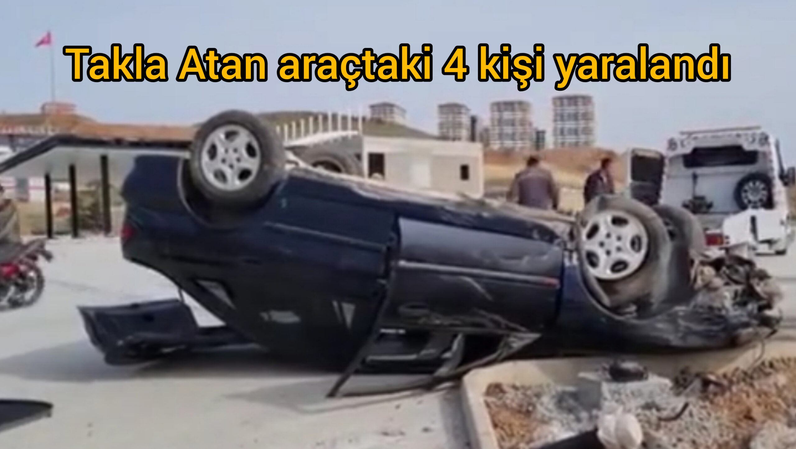 Kırıkkale’de trafik kazası 4 yaralı