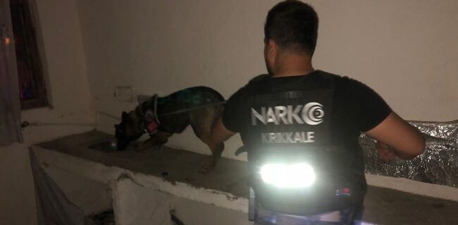Kırıkkale’de metruk binalarda uyuşturucu operasyonu