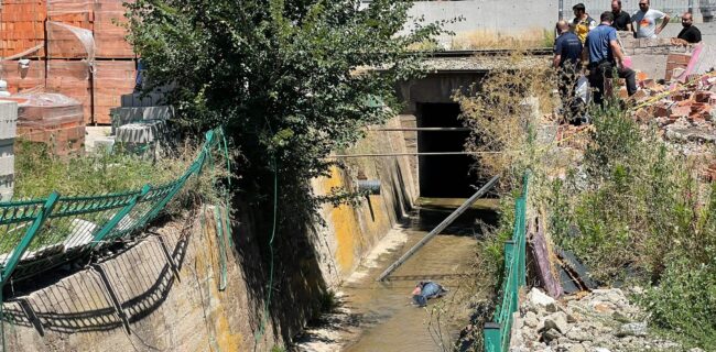 Kırıkkale’de su kanalında erkek cesedi bulundu