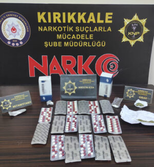 Kırıkkale’de uyuşturucu tacirlerine geçit yok 1 kişi tutuklandı
