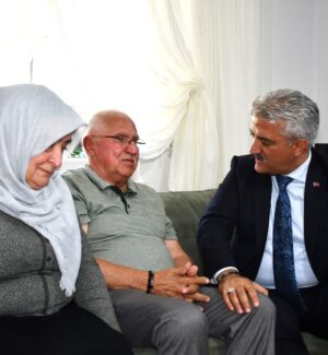 Vali Mehmet Makas Şehit Ailelerini Ziyaret Etti