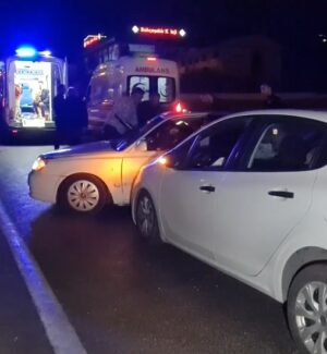 Kırıkkale’de kepçe ve iki otomobil çarpıştı 4 yaralı