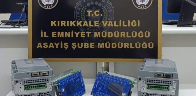 Kırıkkale’de asansör parçalarını çalan hırsız yakalandı