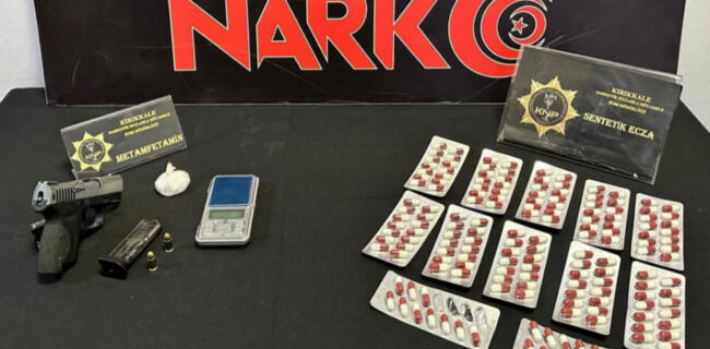 Kırıkkale’de uyuşturucu operasyonu 3 şüpheli tutuklandı